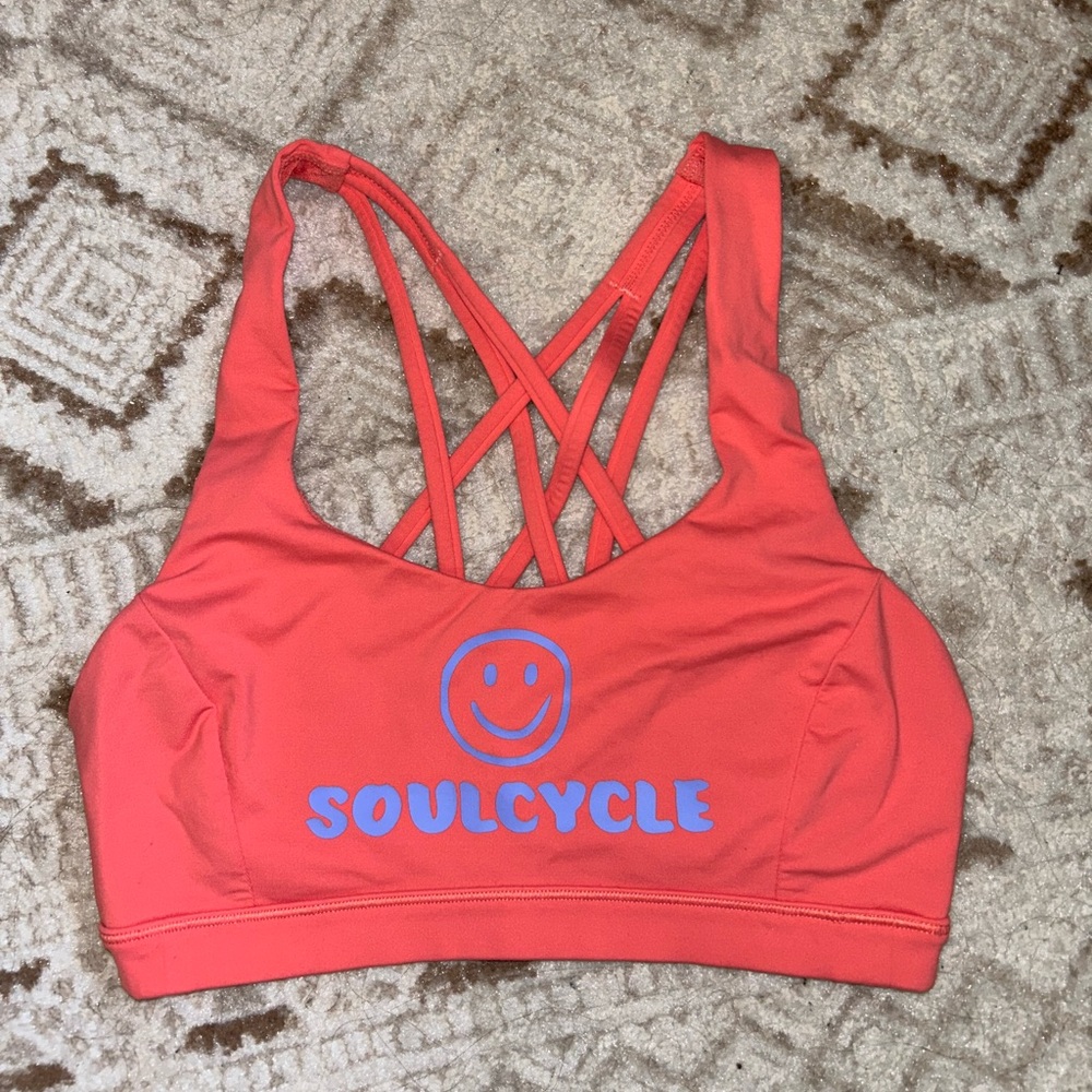 Lululemon x SoulCycle Free to Be Serene Smiley Bra